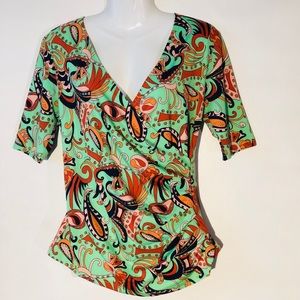 Boutique-Tracy Negoshian oceana seafoam Dana shirt